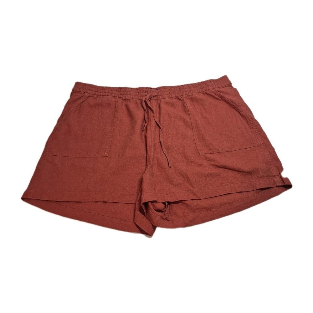 J.Crew Women's Shorts Size XXL Brown Linen Viscose Blend  (60)